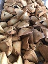 Hamantasch pile Purim Jewish holiday traditional food HamanÃ¢â¬â¢s ear sweet cookie